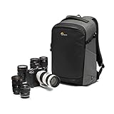 Lowepro Flipside BP 400 AW III Kamerarucksack für spiegellose/DSLR-Kameras - dunkelgrau - rückwärtiger und seitlicher Zugang - Fachteiler anpassbar - für spiegellose Kameras wie Sony α7 - LP37353-PWW