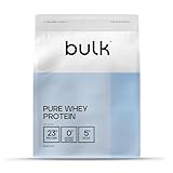 Bulk Pure Whey Protein Powder | Unflavoured | 23g Protein and 5g BCAAs per Scoop | Whey Concentrate Shake | Low Sugar | Supports Muscle Growth and Repair | Smooth Mixing | Vegetarian | 1kg