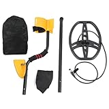 MD6350 Metalldetektor für Gold, Silber, Kupfer und Eisen mit 15 bis 20 cm Erkennungstiefe, wasserdichtem ABS-Konstruktion, LCD-Display und Mehreren Erkennungsmodi für den
