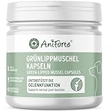 AniForte Grünlippmuschel Kapseln für Hunde 300 Stück - Grünlippmuschel Hund, Gelenktabletten mit Grünlippmuschelpulver in Vollfettqualität 10,2%, für Gelenke & Agilität