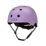 Melon Fahrradhelm »Venice« für Damen, Herren und Kinder | Leichter & sicherer urbaner Cityhelm mit Magnetverschluss, individuell anpassbar in lila, Pastell | Größe M-L (52-58 cm) …