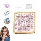 Glasmosaikfliesen, Glas-Bastelset mit Holzuntersetzer und Mosaikfliesen, Mosaik-Basteluntersetzer, Aktivitätsset, gemischte Farben, Mosaik-Kits, handgefertigte Heimdekoration