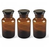 GMMH 3 x Apothekerflasche (125 ml) Weithalsflasche...