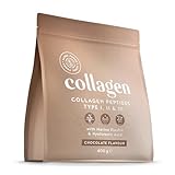 Collagen Pulver [400g] | Premium Kollagen Hydrolysat | Peptide Typ 1, 2 & 3 | Hochdosiert Kollagenpulver mit Hyaluronsäure und Elastin | Schokoladengeschmack | in Deutschland hergestellt | Alpha Foods