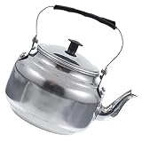 PRETYZOOM aus Metall Teewärmer Camping Teekessel Mini- kaffeekännchen coffee pot mini wasserkocher kleiner Wasserkocher Topf mit kochendem Wasser Aluminiumlegierung Silver