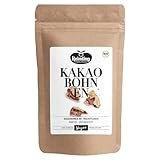 Keimling Bio Kakaobohnen mit Fruchtfleisch, ganze, fermentierte Bohnen mit natürlicher Kakaopulpe – roh, vegan, naturbelassen – exotischer Kakao-Snack (175 g)