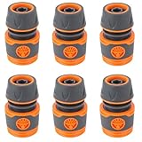 HAFRILY 6PCS Gardena Kupplung für Gardena Schlauchverbinder 1/2 zoll Gartenarmaturen Schnell Den Anschlussschlauchadapter Austauschen