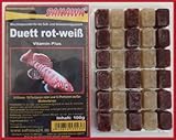 SAHAWA® Frostfutter 5X 100g Blister Duett (rote und weiße Mückenlarven) Fischfutter