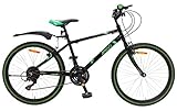 24 Zoll Fahrrad Mädchen Jungen Kinderfahrrad Jugendrad Mountainbike MTB Fully Amigo Rock Grün