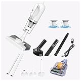 LRF-yxkj Handstaubsauger Kabellos 5 in 1 Mit Wischfunktion,200ml Wassertank, Handstaubsauger Auto Für Tierhaare, Teppich, Zuhause Und Hartboden