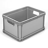 3 Stück je 20 L Eurobehälter Stapelkiste Eurobox Lagerbox Lagerkiste Europalette