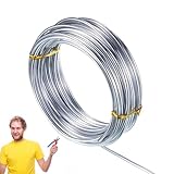 Weicher Aluminiumdraht, biegsamer Basteldraht in Silberfarbe, weicher Silberdraht, kein Verblassen, flexibler Draht zum Modellieren von Schmuck, Draht für Handgelenke, Sq
