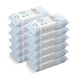 by Amazon Disney Pure Babytücher, Hergestellt aus 100 % pflanzlichen Fasern, Unparfümiert, 720 Feuchttücher, 12er-Packung á 60 Stück (Zuvor eine Marke von by Amazon, gleiches Produkt)