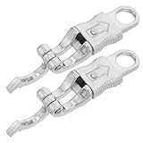 SEWOART 2 Stück Lanyard Karabinerhaken Schlüsselclips Seilhaken Reithaken Robuste Haken Für Den Außenbereich Karabinerhaken Robuste Metallhaken Sattelhaken