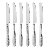 GRÄWE Dessertmesser Gent, 6-teilig, spülmaschinengeeignet, Messer für Vorspeisen und Kuchen, kleine Tafelmesser, Edelstahl