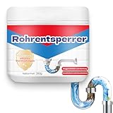 Toilettenreiniger Extrem Stark, 2025 Neu 260g Rohrreiniger Abflussreiniger WC Reiniger, Toilet Cleaner Kloreiniger Extra Stark Reinigungsmittel für Küche und Bad (1)