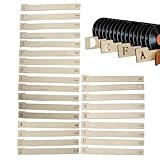 Adesivo Para Joelho,26-teilige Trennwand aus Holz, alphabetischer Organizer für Alben, für Melomanen, Bücherregal, horizontal, vertikal, Lesezeichen