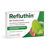 Refluthin® bei Sodbrennen – Medizinprodukt mit mineralischen Säurepuffern und pflanzlichem Feigenkaktusextrakt – Fruchtgeschmack – 16 Stück