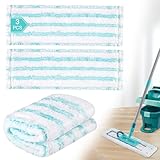 3 Pack Ersatz-Wischbezüge für Leifheit Profi XL Micro Duo / Profi XL Cotton Plus alle Bodenwischer-Stiele, Flecken schnell entfernen, Effiziente Mikrofaser Ersatzbezug für alle Böden