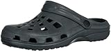 Brandsseller Herren Clog Gartenschuh Badeschuh Freizeitschuh Hausschuh Slipper mit Fersenriemen - Farbe: Grau - Größen: 45