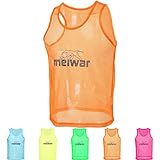 meiwar Leibchen - 10er Set Trainingsleibchen I Größe XL I Orange