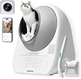 CATLINK PRO Automatisches Katzenklo,Mehrkatzen-Erkennung, APP-Steuerung, Überwachung des Katzenzustands, 65L, geeignet für Katzen mit einem Gewicht von 1,5 kg bis 10 kg