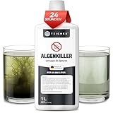 Algenvernichter Teich Algenmittel für Schwebealgen & Blaualgen | Klares Wasser & Algenfrei | Geeignet für Teiche mit Fischen & Pflanzen | Anti Algen Mittel Made in Germany