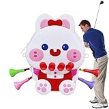 Genérico Golfteehalter, flexibel und leicht, wasserdicht, leicht und praktisch für Golfzubehör im Innenbereich, für Golfer, begeisterter Vater