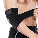 Ezweiji Ellenbogenbandage Tennisarm, Atmungsaktiv Ellbogen Bandage Fitness Ellenbogenschoner Neopren Ellenbogenschutz Für Kraftsport Golferarm Handball Bodybuilding Ellenbogenstütze Für Damen