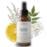 DOG1 Zeckenspray für Hunde – Langzeit-Zeckenschutz mit Margosa & Saltidin – Hautverträglich & geruchsarm – Alternative zu Spot-on, Zeckenhalsband & Kokosöl – Made in Germany – 100 ml