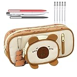 Federmäppchen Capybara, 3D Capybara, niedlich, große Kapazität, Stiftehalter | Aufbewahrungstasche für Stifte und Make-up, für Kindergartenlehrer, Studenten, Universitäten, Jungen, Mädchen
