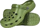 REIS Clogs & Pantoletten für Herren, Damen und Kinder - Unisex Erwachsene Schuhe 39 EU, Grün