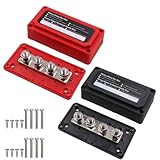 Moliuoly 300A Hochleistungs-Sammelschienenverteilerblock mit 4X M10-Bolzenklemmen, Marinebatterie