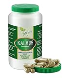 VITA IDEAL Vegan® Kalmus Wurzel 90 Kapseln - Acorus calamus - Tgesportion 800mg Kalmuswurzel Pulver natur, gemahlen. Pflanzlich, natürlich und ohne Zusatzstoffe, original von VITAIDEAL.