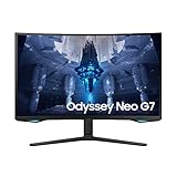 Samsung Odyssey Neo G7 Gaming Monitor S32BG750NP, 32 Zoll, VA-Panel, 4K UHD-Auflösung, AMD FreeSync Premium Pro, 1 ms Reaktionszeit, Bildwiederholrate 165 Hz