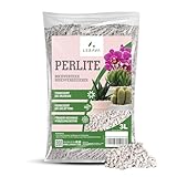 LERAVA® Perlite für Pflanzen [Bio] - 3L - Optimale Blumenerde Beimischung, Natürlich & Atmungsaktiv - Effektiver Nährstoff- & Wasserspeicher - Ideal für Garten & Zimmerpflanzen - Perlit für Pflanzen