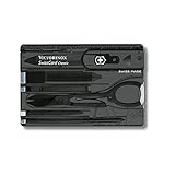 Victorinox Swiss Card Classic, Multitool-Taschenmesser in Kreditkartenformat, 10 Funktionen, Spitzklinge, Schere