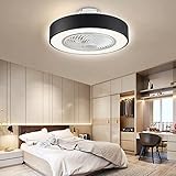 Lightakai Deckenventilator mit Licht, 22'' Kreisförmige...