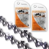 2 Stück Sägekette Kette 10cm für Makita Akku Astsäge Kettensäge DUC101Z DUC101 UC100DZ UC100D kompatibel mit 1910V6-4 80TXL Speed Cut, 26 Treibglieder 1,1 mm .325'LP