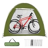 Aufbewahrungsschuppen für Fahrräder - Outdoor Motorrad Abdeckung | Wetterfestes Klappbares Fahrradlagerzelt Für Garten, Camping Und Freizeitaktivitäten