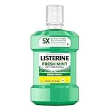 LISTERINE Fresh Mint (1 Liter), antibakterielle Mundspülung mit ätherischen Ölen für einen frischen Atem