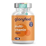 Multivitamin Tabletten Vegan - Markenrohstoff CAS® (Calcium aus Rotalgen)* - Höchst bioaktive Premium Rohstoffe - Vitamine & Mineralien A-Z - Laborgeprüft, ohne Zusätze in Deutschland hergestellt