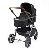Ickle Bubba Cosmo All in One i-Size Reisesystem & ISOFIX Basis (Schwarz)