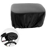 wasserdichte Regenhülle fahrradkorb vorne Fahrradtaschen-Abdeckung Universeller Regenschutz für Gepäckträger Fahrradkorb und Satteltaschen Robuste Schutzhülle in Schwarz für alle Wetterbedingungen
