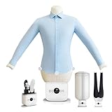 TBANVOO Automatischer Hemdenbügel, Bügelpuppe zum Trocknen und Bügeln von T-Shirts, Blusen, Vertikaler Bügler Trocknet mit 4 Gewichtsklammern, Timer und Digitalanzeige