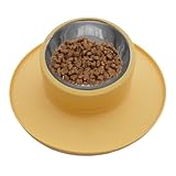 Hundenäpfe - Silikon Edelstahl Kippfester Spender - Auslaufsicherer Hundenapf Katzennapf - Für Haustiere Fütterung Wasser Reisen Zuhause Zwinger Kleine Mittel Hunde Katzen