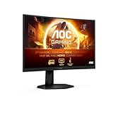 AOC Gaming CQ27G4X - 27 Zoll QHD Curved Monitor, 180 Hz, 0.5 ms, FreeSync Prem., HDR10 (2560x1440, DisplayPort, 2X HDMI) schwarz/grau