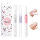 Makartt Nagelöl Cuticle Oil Pen - 3 Nagelpflegestift Revitalisierendes Nagelhautöl für die Nagelhaut Nagelreparaturöl Nagelhautweichmacher Feuchtigkeitspflege Nail Oil