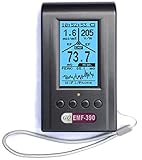 Fortschrittliche elektromagnetische Mehrfeld Strahlung EMF-390 3-in-1 EMF ELF RF HF meter Messgerät Mobilfunkmasten Detektor Datenlogger