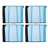 GARVALON 4 Stück Atmungsaktive Pferdebein Netzstiefel aus Langlebigem Material mit Seitlichen Stützstreben Flexibel und Strapazierfähig Passend für Effektiven Fliegenschutz und Schutz vor